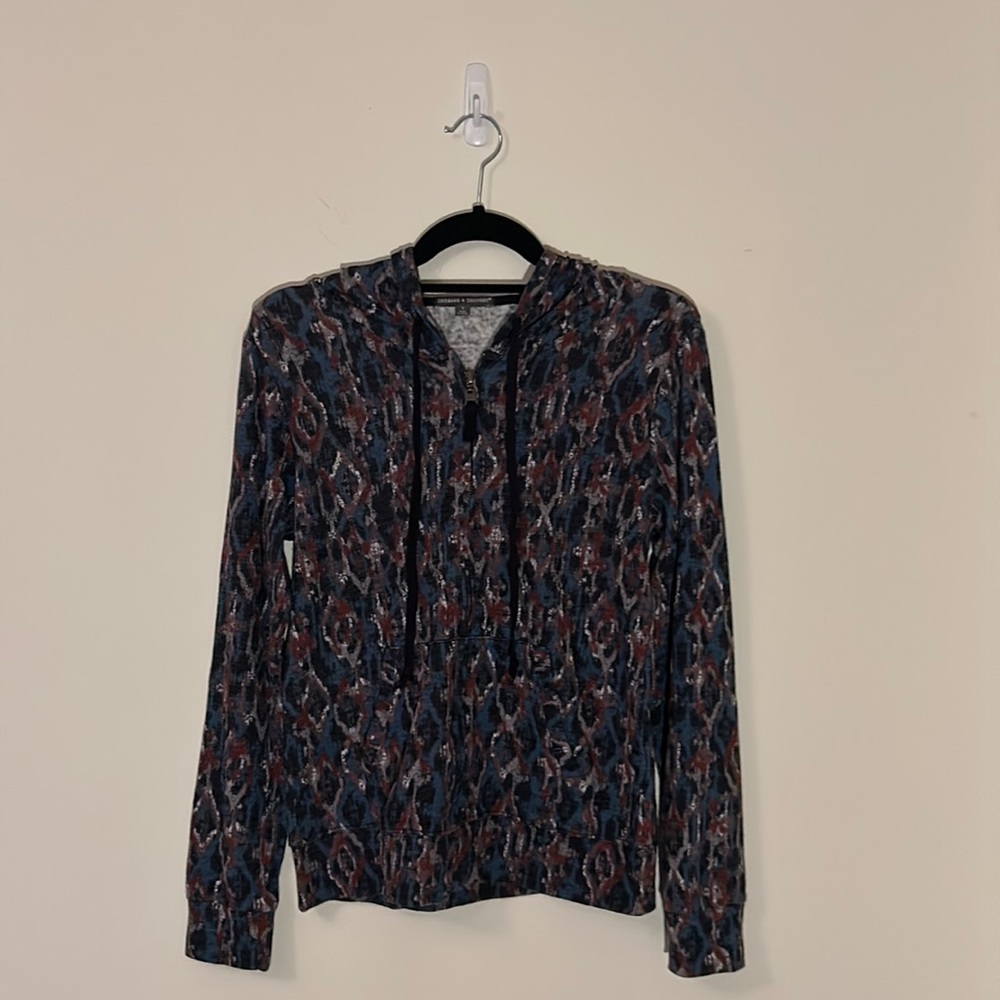 Threads 4 Thought Multi-Color Zip Up Hoodie Size S